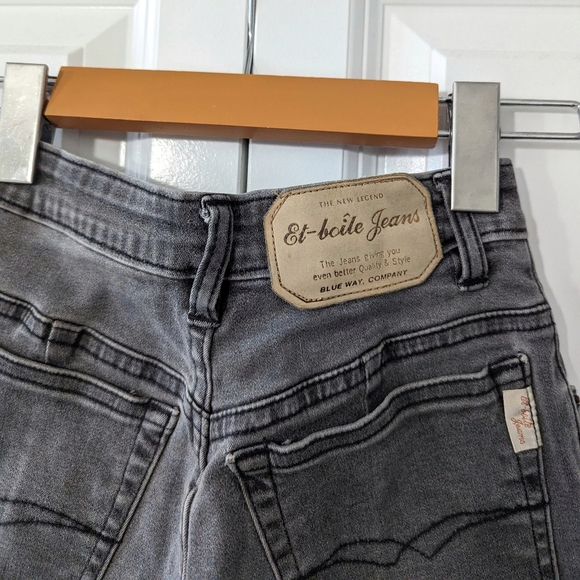 Et-boite Blue Way Company Japanese Grey High Waisted Grey Jeans XS - Picture 6 of 6
